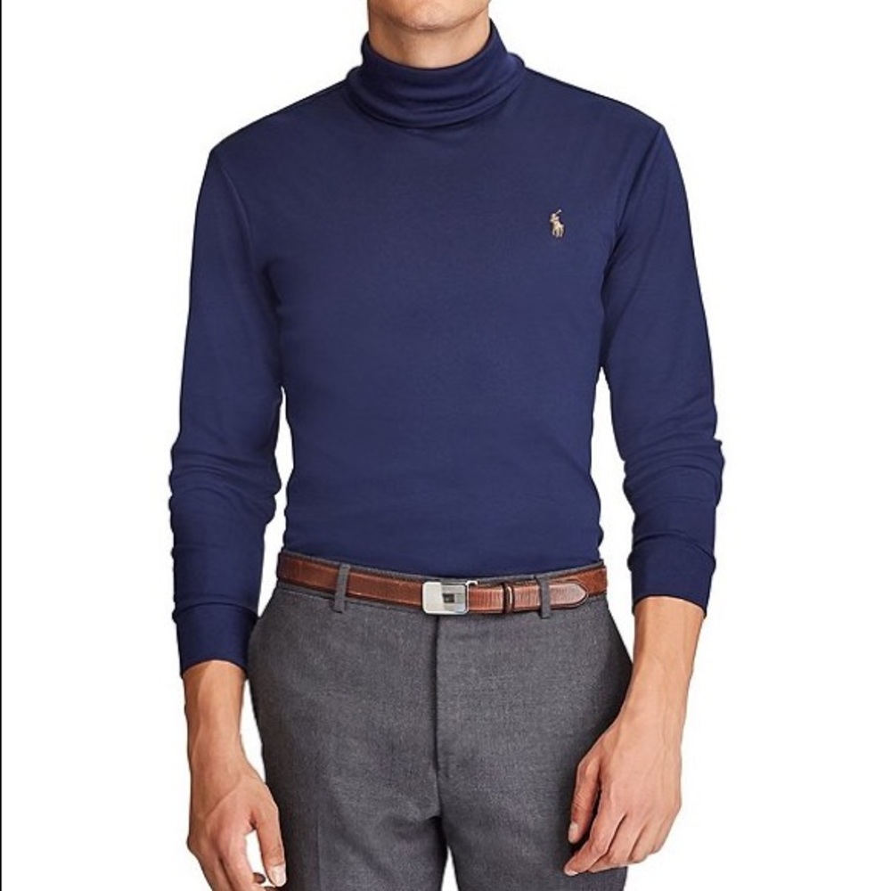 Blue Ralph Lauren Polo Turtle Neck